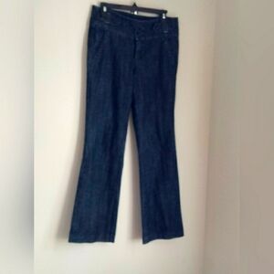 Canyon River Blues Jeans Women 10 Black Dark Wash Pants Academia Flare 90's Y2K